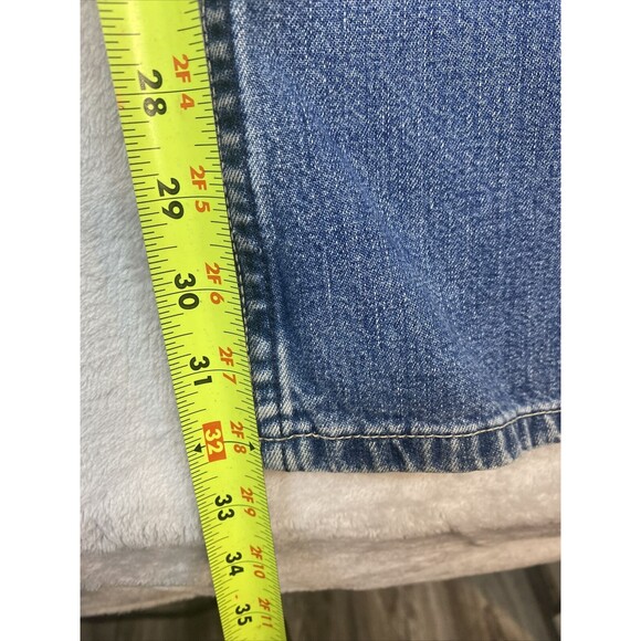 Vintage Levis 557 Jeans Men 38x32 (37X32) Cowboy Denim Relaxed Boot Fit Y2K 2001 - Picture 10 of 14